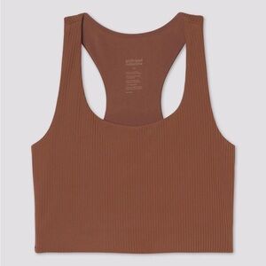 Girlfriend Collective RIB Paloma Racerback Bra in Rye